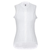 Chaleco Cortavientos de Ciclismo Suarez Mujer Barrier Blanco
